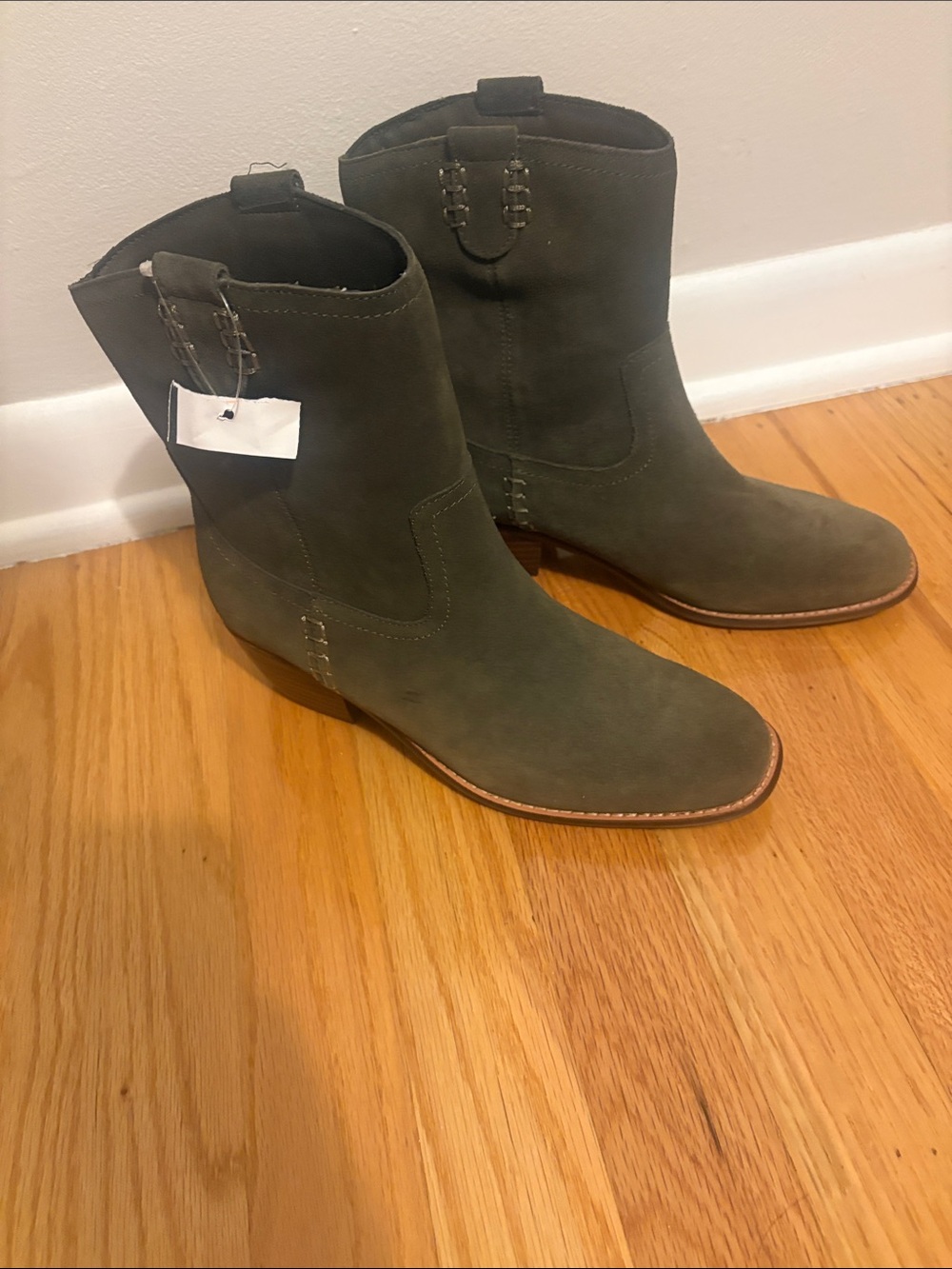 MIA Lauryn Western Boots- Olive